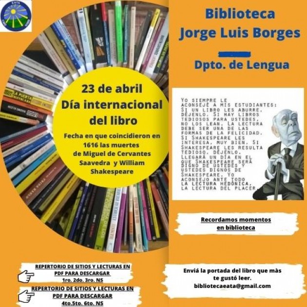 23 de abril - Día internacional del Libro