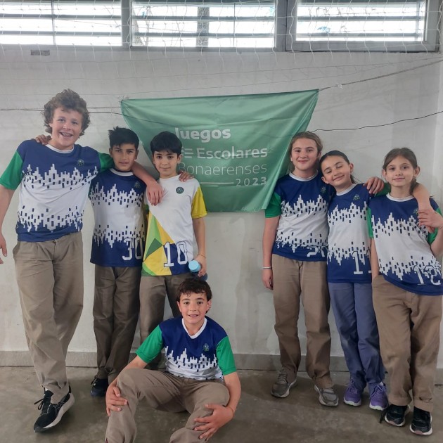 Alumnos de 6 año en la instancia final provincial de los Juegos Escolares Bonaerenses JEBO