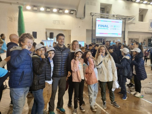 Alumnos de 6 año en la instancia final provincial de los Juegos Escolares Bonaerenses JEBO