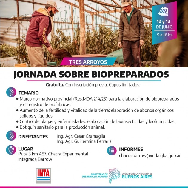 Alumnos de sexto año participan de una Jornada sobre biopreparados