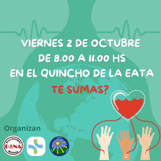 Donar sangre es donar vida: Jornada de donación y registro de médula ósea en la EATA