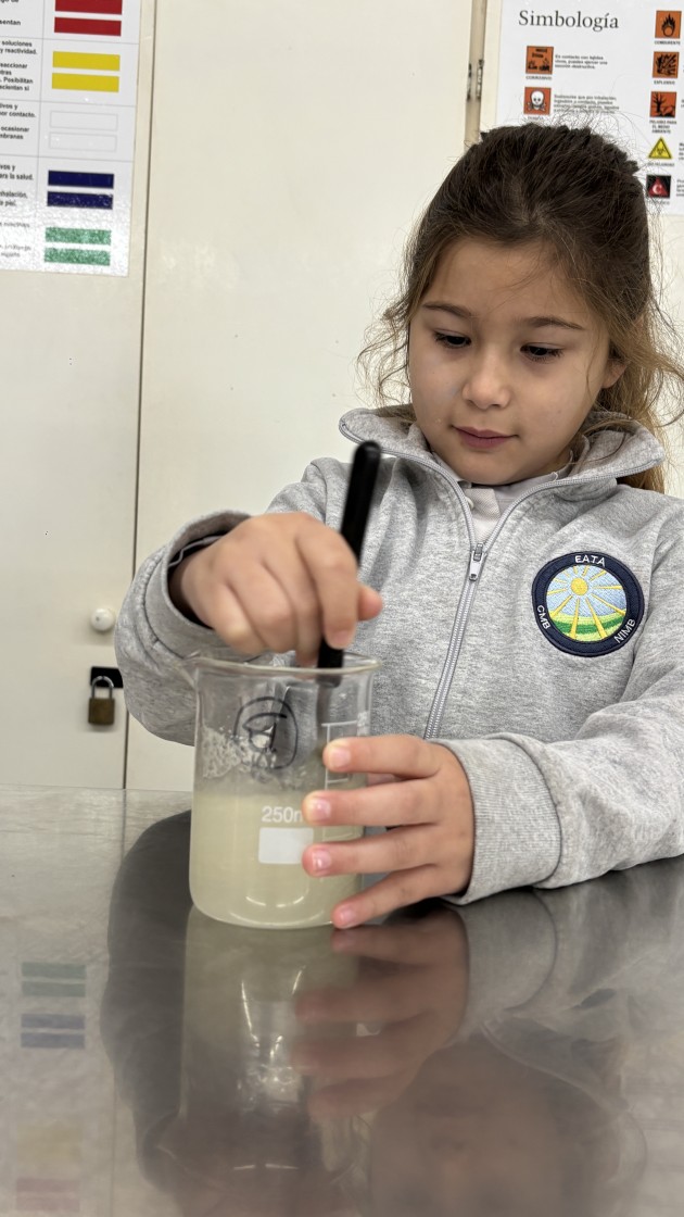 Experimentando mezclas en el Laboratorio