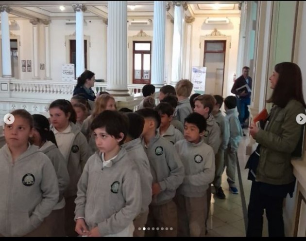 Visita a la Municipalidad con alumnos de tercer año 